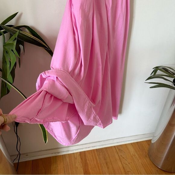 Xirena Kynsley Cotton Midi Dress in Pink Orchid Size M - Picture 8 of 10